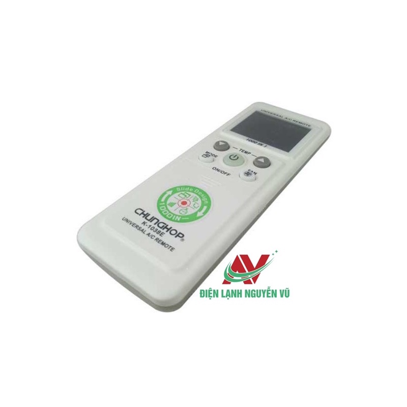 Điều khiển  máy lạnh đa năng Chunghop K - 1038E