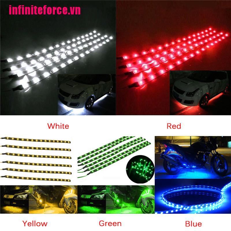 (Hàng Mới Về) Dây Đèn Led Dc 12v Chống Thấm Nước Cho Xe Hơi / Xe Hơi