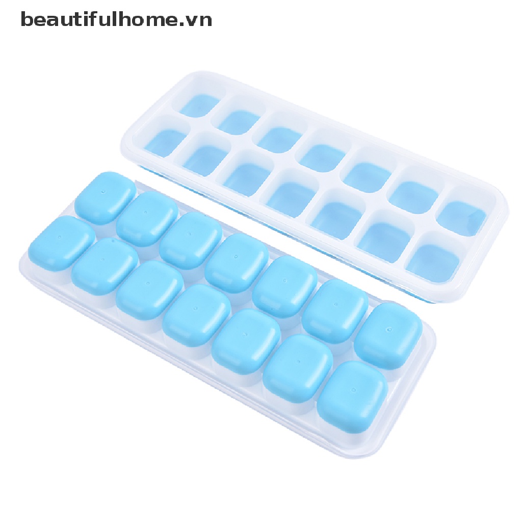 Khuôn Silicone Làm Đá / Thạch / Cocktail Có Tay Cầm Tiện Dụng