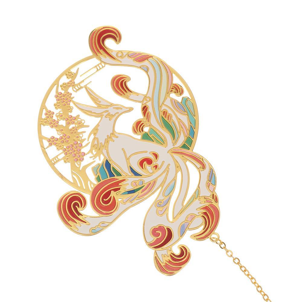 Jane Đồng Thau Đánh Dấu Trang Sách Mặt Dây Chuyền Kim Loại Cổ Điển Cho Văn Phòng Trường Học