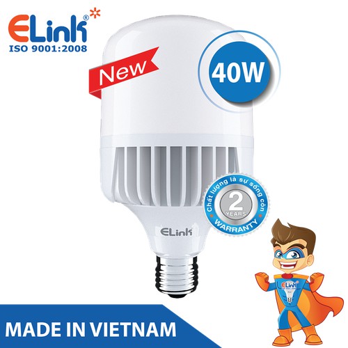 Bóng đèn led BULB , TRỤ ELINK CAO CẤP 15W , 20W , 30W , 40W