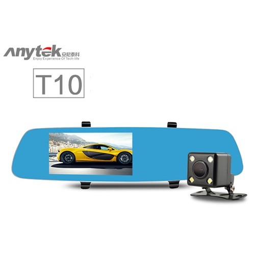 Camera hành trình gương Anytek T10 Dual