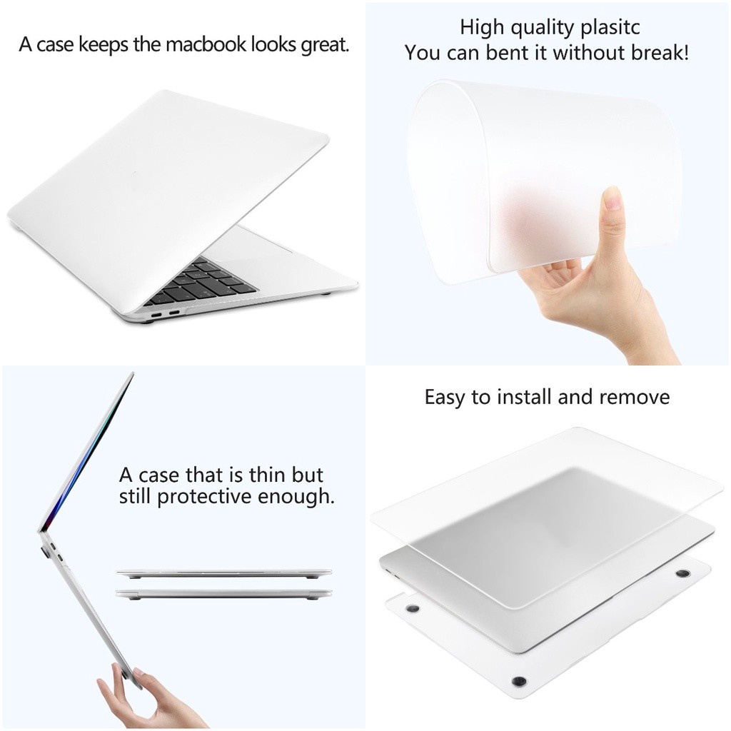 Ốp Điện Thoại Kèm Bàn Phím 5 Trong 1 Cho MacBook Pro14 inch A2442 Air 13inch M1 A2337 A2179 A1932Pro13Inch A2338 A2289 A2251 A2159 A1706 A1989