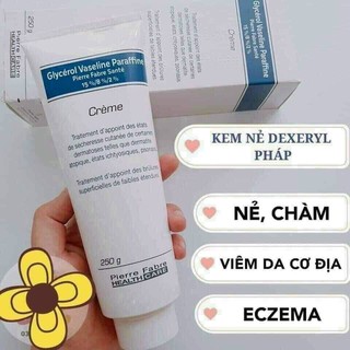 Kem dưỡng da Dexeryl nẻ, chàm của Pháp hộp 250g mẫu mới