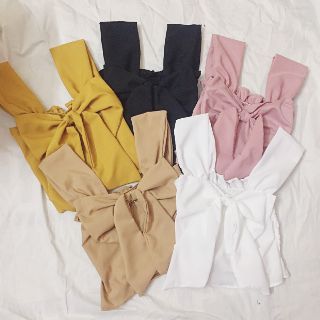 Áo kiểu nơ cúp ngực