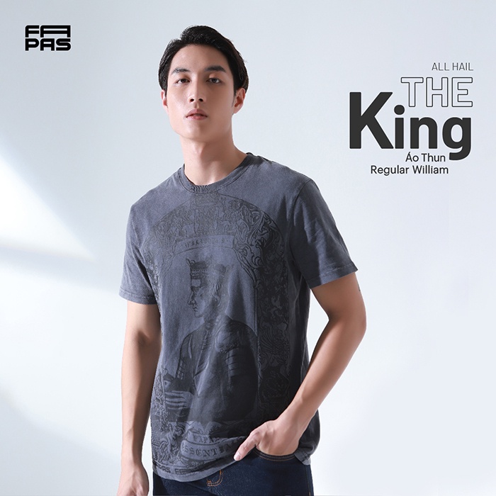 Áo thun Nam William Màu Sắc Retro Cực Ngầu Chất Vải Cotton Mềm Co Giãn Nhẹ Form Vừa Vặn - FAPAS