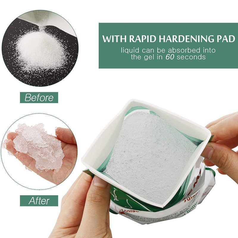 Set 4 Túi Đi Vệ Sinh 700ml Mini Tiện Lợi Cho Nam Nữ