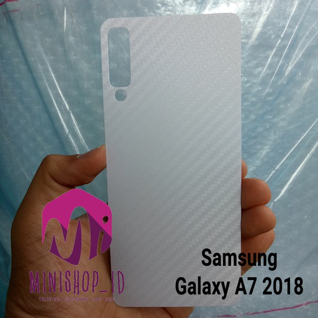 Miếng Dán Sợi Carbon Bảo Vệ Mặt Sau Cho Samsung Galaxy A7 2018 Hp