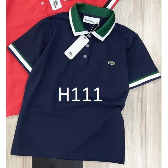 ÁO THAN POLO LASCOTE CỔ VIỀN XANH LÁ