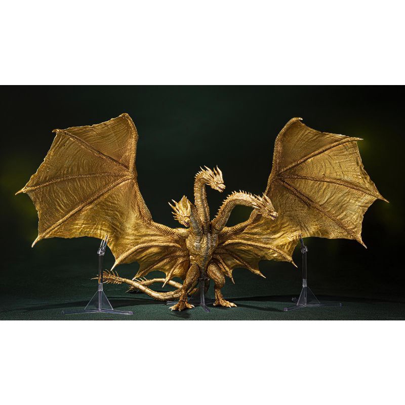 Mô hình quái vật King Ghidorah 2019. bản màu đặc biệt. S.H.Monsterarts Bandai.