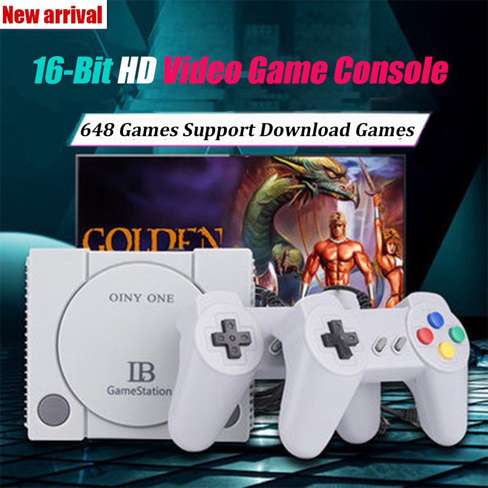 ⚡Tìm Lại Tuổi Thơ⚡ Máy Chơi Game Cổ Điển 628 Trò Chơi Tặng 20 Game PS1  8/16 Bit Mini HD TV Game Console NES FC Sega