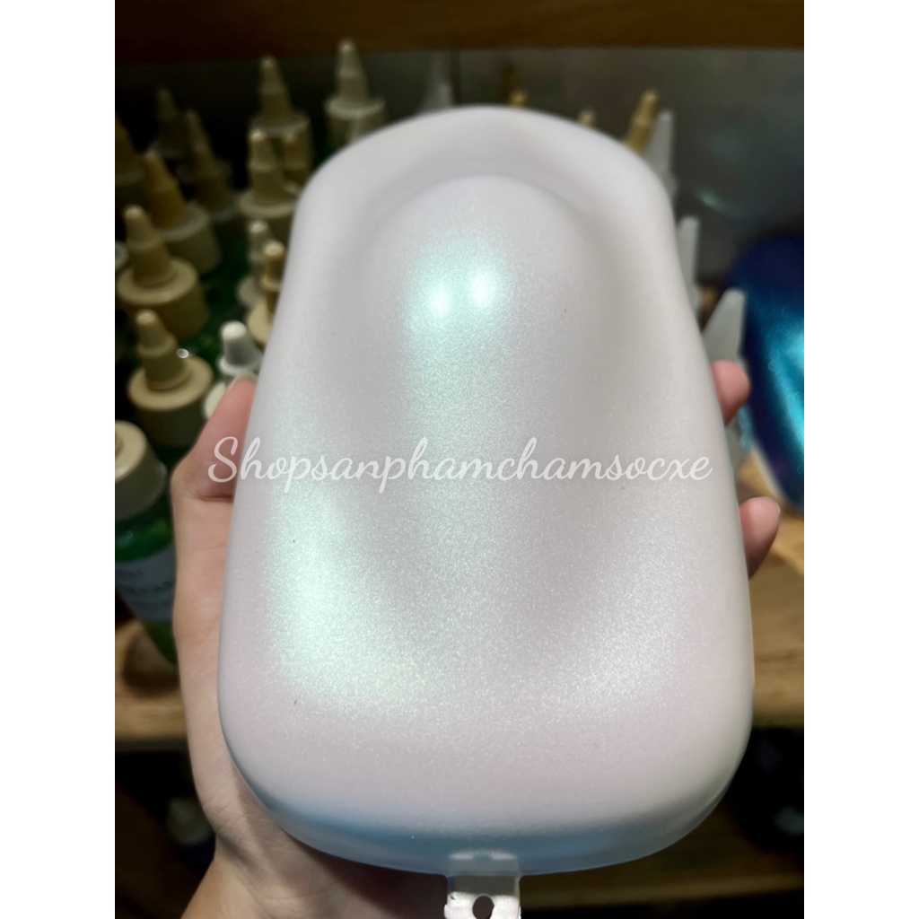 Màu trắng ngọc ánh lá - Sơn 2k mờ đóng lon nhiều kích thước