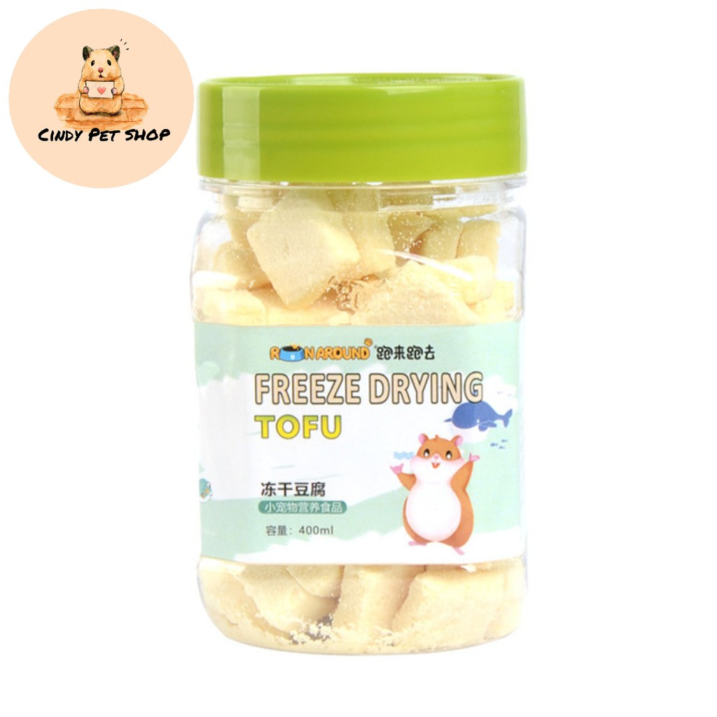 Hủ đậu hủ tofu sấy khô viên nhỏ cho Hamster, Thỏ, Bọ, Sóc Bay, Sóc Bông...