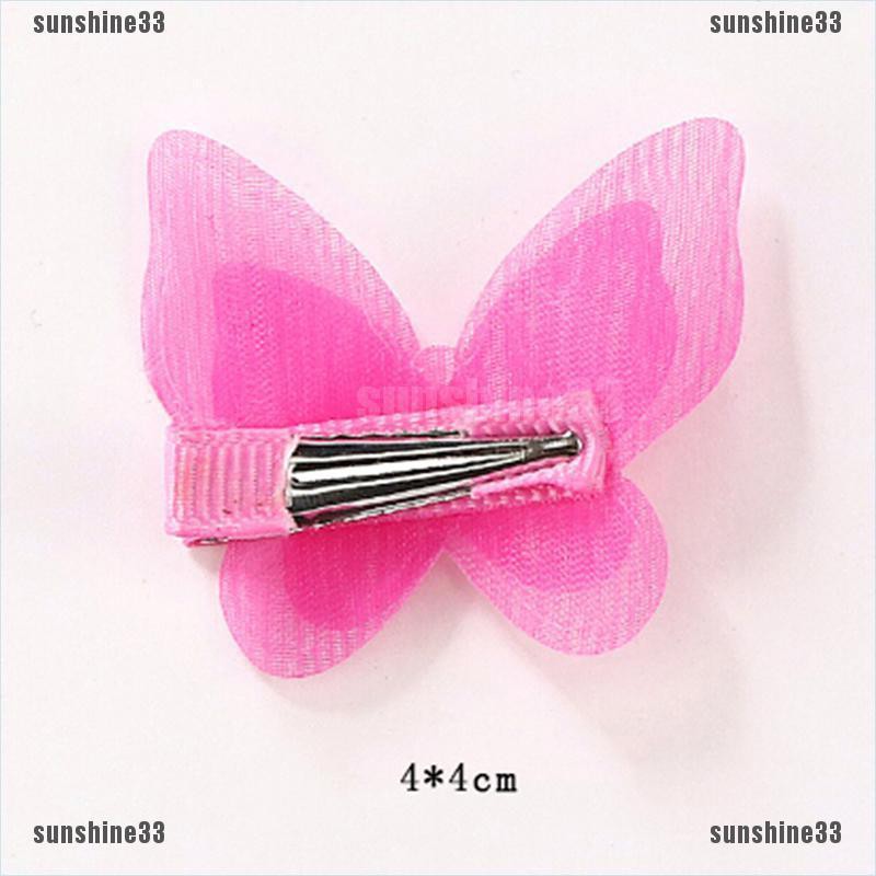 Set 5 Kẹp Tóc Nơ Bướm Cho Bé Gái
