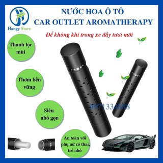 Nước hoa ô tô chính hãng car outlet aromatherapy - khử mùi, lọc không khí ô tô, phụ kiện trang trí độc lạ