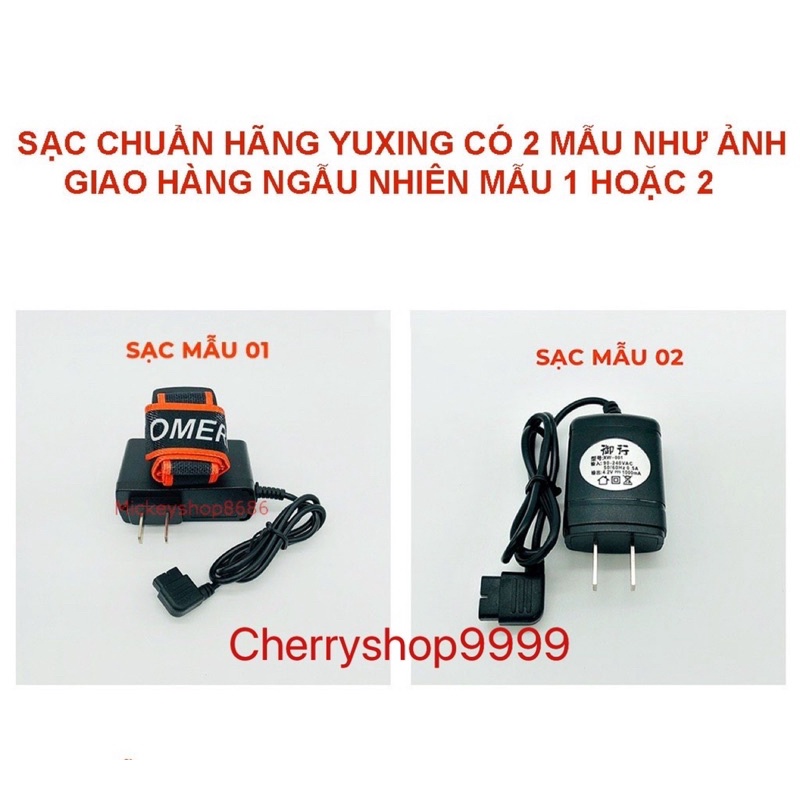 Đèn pin đội đầu YUXING A366 LED 800w siêu sáng chiếu xa chống nước ánh sáng Vàng và Trắng đèn đeo đầu soi ếch dã ngoại