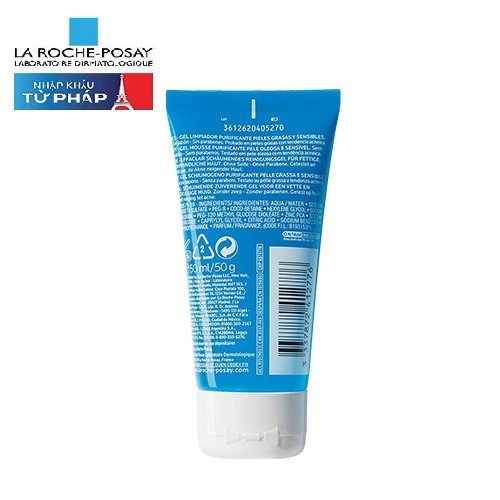 [CHÍNH HÃNG] Gel rửa mặt tạo bọt dành cho da dầu nhạy cảm LA ROCHE-POSAY Effaclar Foaming Gel 50ml | BigBuy360 - bigbuy360.vn