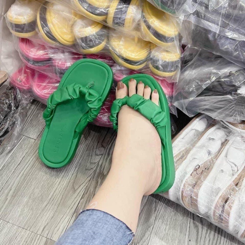 Dép kẹp bánh mì quai nhúng 4 màu xinh xẻo