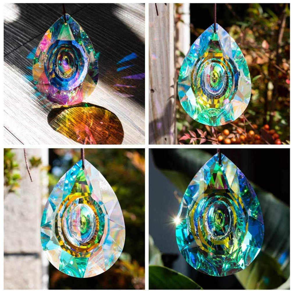 Đá pha lê trong suốt 30mm độc đáo trang trí đèn chùm
