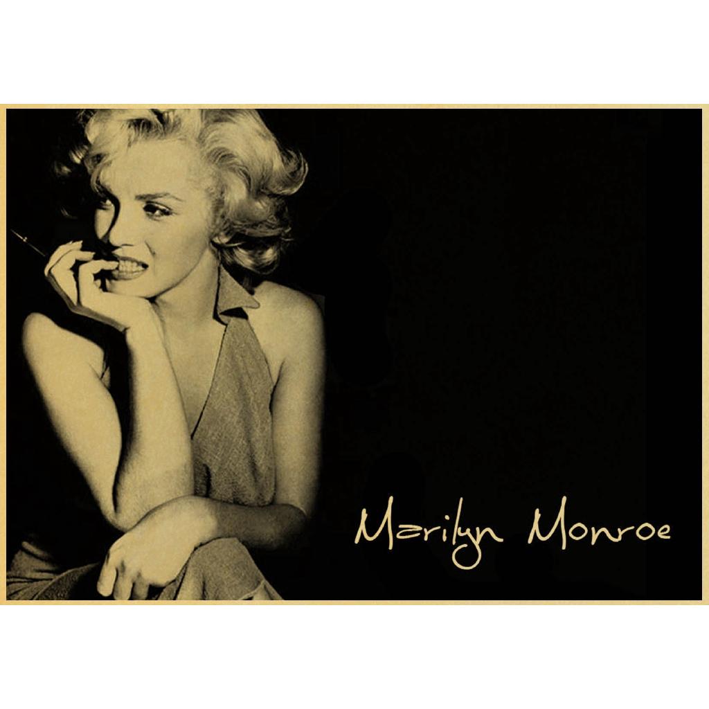 Poster Marilyn Monroe phong cách vintage