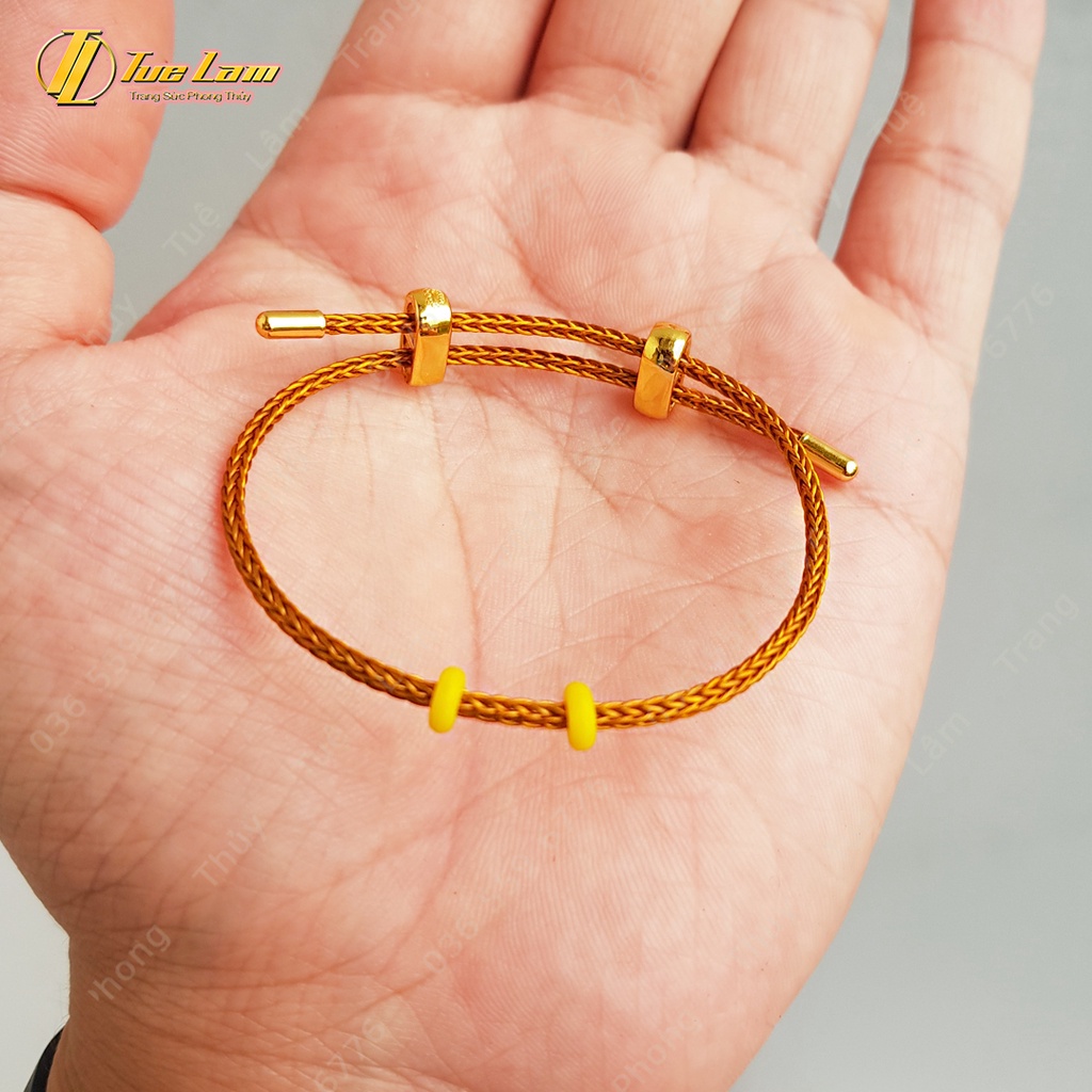Dây Cáp 2mm Dùng Để Xỏ Lu - Charm Phụ Kiên Làm Vòng Tay - Đủ Màu Sắc Khóa Bấm - Khóa Rút.