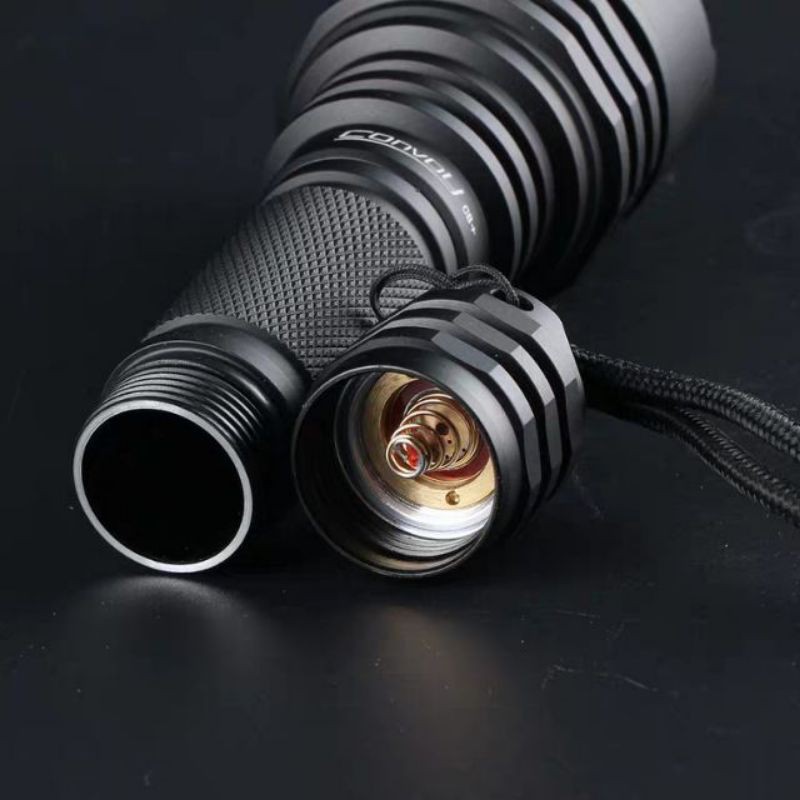 Bộ vỏ đèn pin Convoy C8+  dùng mod chế đèn DIY