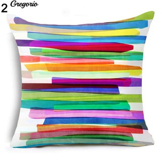 Letter Flower Geometric Pattern Throw Pillow Case Cushion Covers Sofa Decor