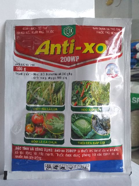 Thuốc trừ bệnh Anti-Xo đặc trị bệnh do vi khuẩn gây hại cây trồng