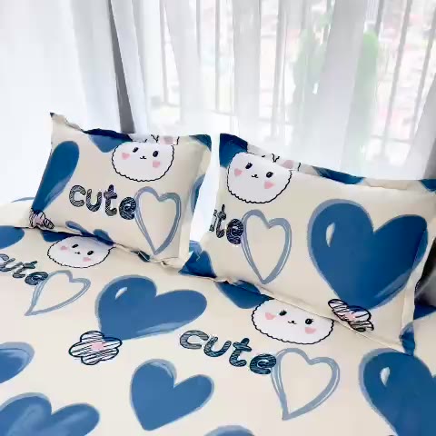 Bộ ga gối poly cotton hàng tự sản xuất đủ mọi size nệm | BigBuy360 - bigbuy360.vn