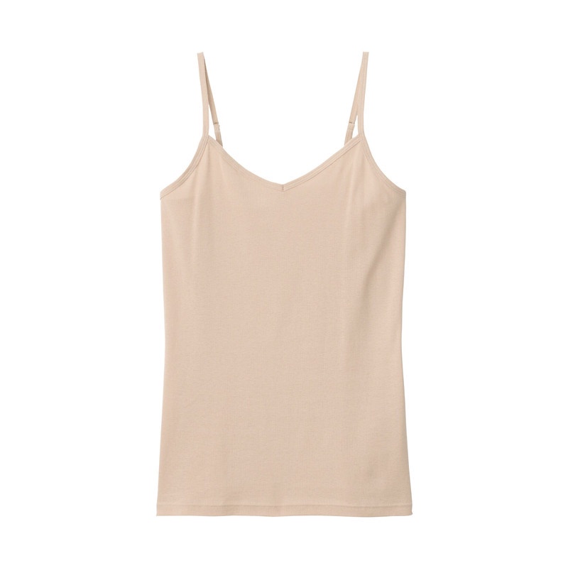 Muji Áo Hai Dây Cotton Thoáng Khí