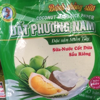 Bánh phồng sữa nước cốt dừa sầu riêng( giao ngẫu nhiên các cơ sở Thuý Vân, Đất Phương Nam, Hoàng Dung)