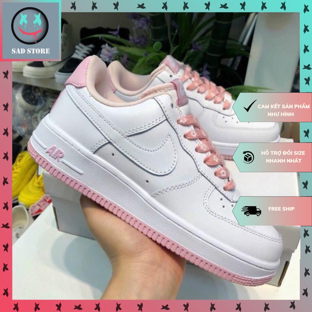 Giày_Nike AF1 Nữ, Giày_Nike Air Force 1 Đế Xanh Đế Hồng Full Box + Bill Free Ship Toàn Quốc | BigBuy360 - bigbuy360.vn