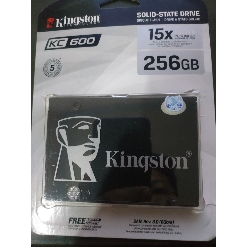 Ổ cứng SSD Kingston KC600 256GB 2.5 inch SATA3 (Đọc 550MB/s - Ghi 500MB/s) - (KC600/256GB) Chính Hãng Vĩnh Xuân | BigBuy360 - bigbuy360.vn