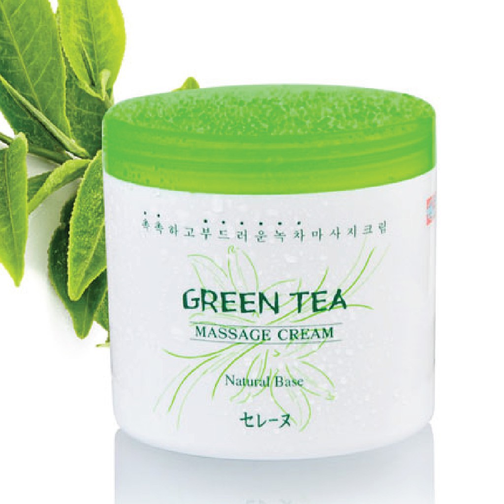 Kem Massage Trà Xanh MIRA Green Tea Massage Cream Hàn Quốc 500ml