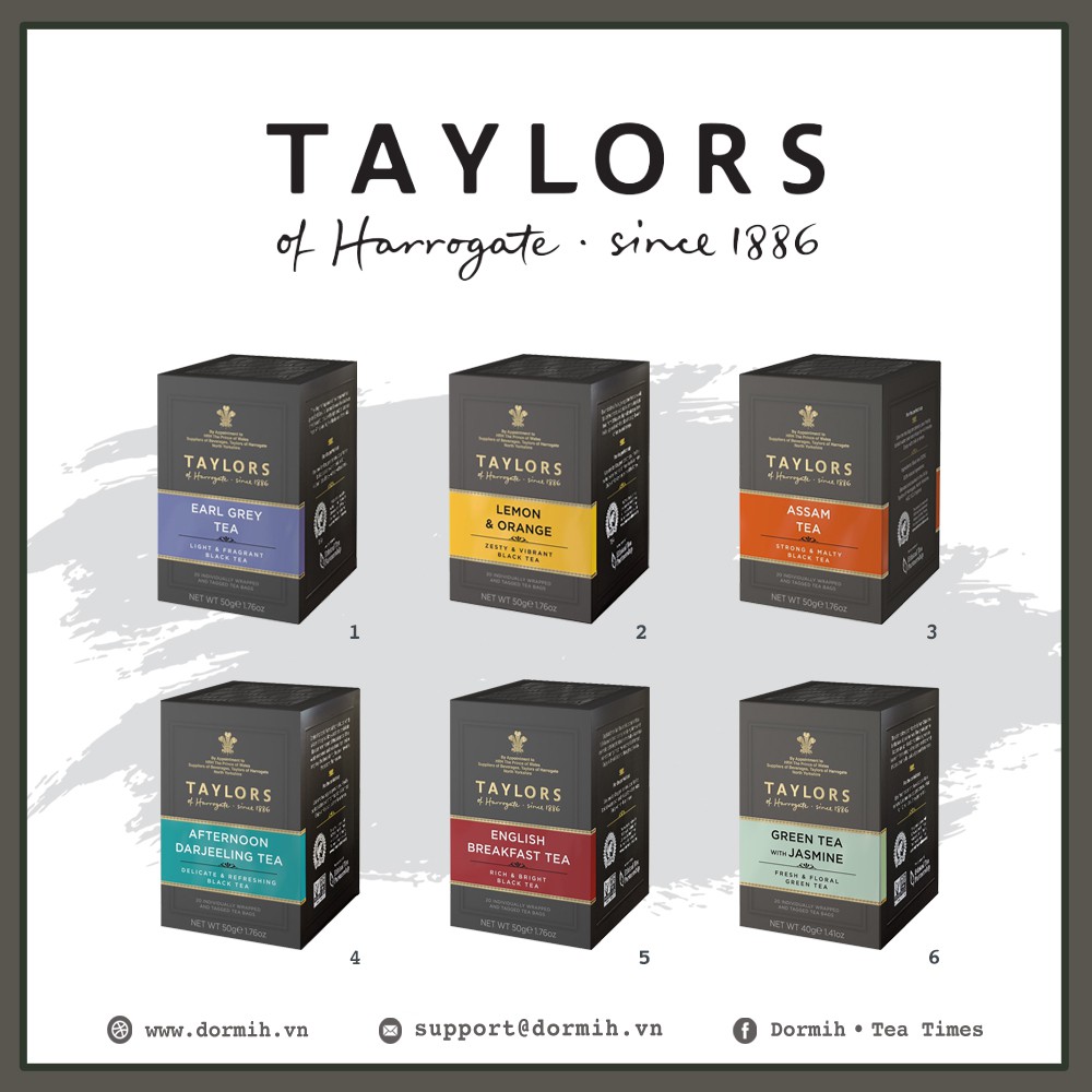 Taylors of Harrogate British Classic Tea - BST Trà cổ điển Anh Quốc