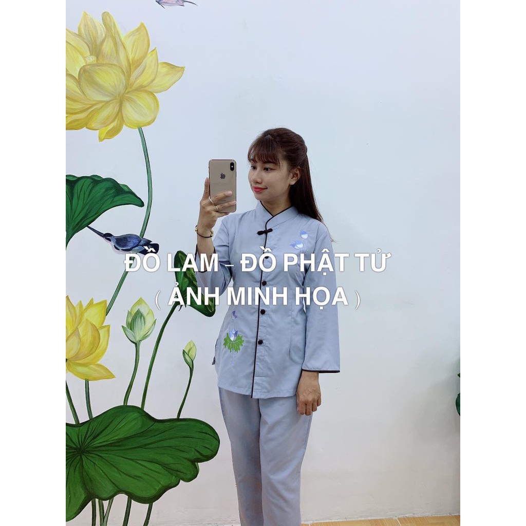 VẢI MAY ĐỒ LAM ĐI CHÙA - VẢI PHẬT TỬ - VẢI KATE SILK