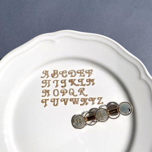 Khuôn silicone trong dẻo đổ nhựa resin nặn đất sét bảng chữ cái