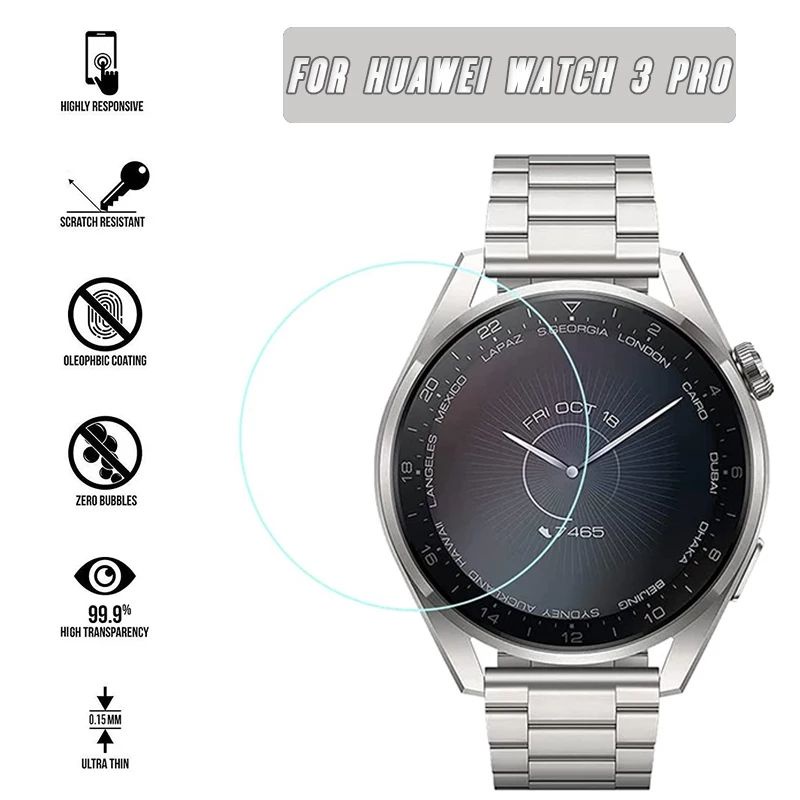 Kính cường lực chống trầy xước bảo vệ màn hình cho Huawei Watch 3 / watch 3 Pro