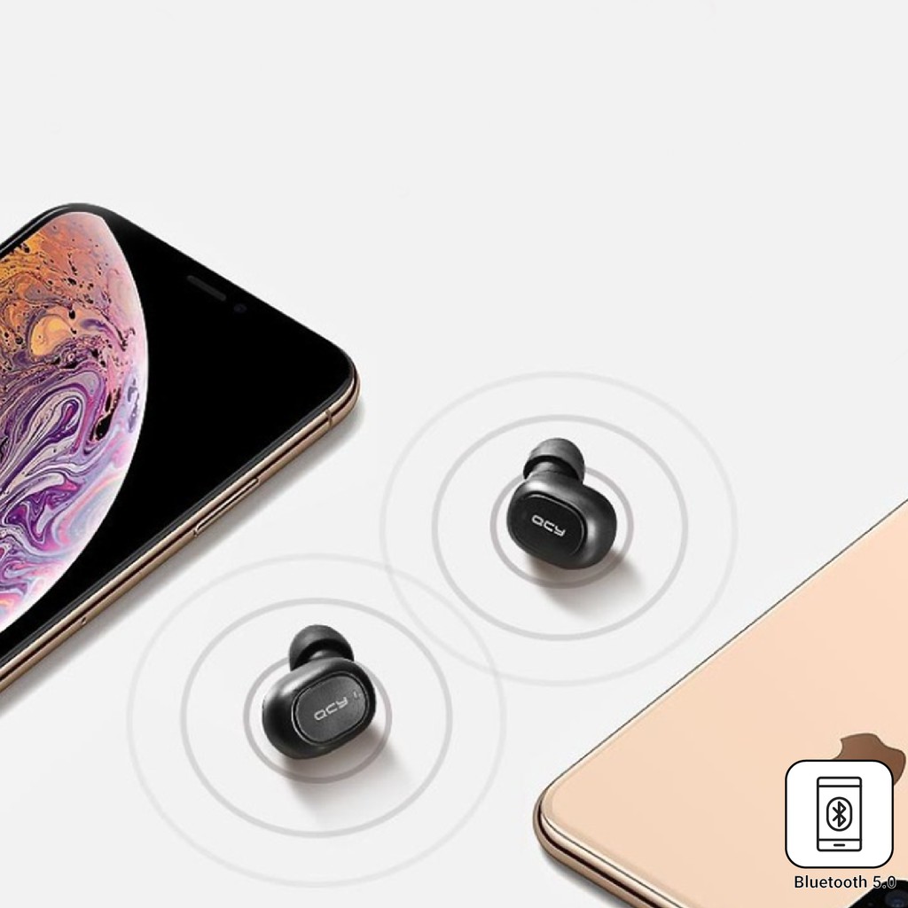 Tai Nghe Không Dây Kết Nối Bluetooth Xiaomi QCY T1C - Hàng Chính Hãng - Bảo Hành 12 tháng