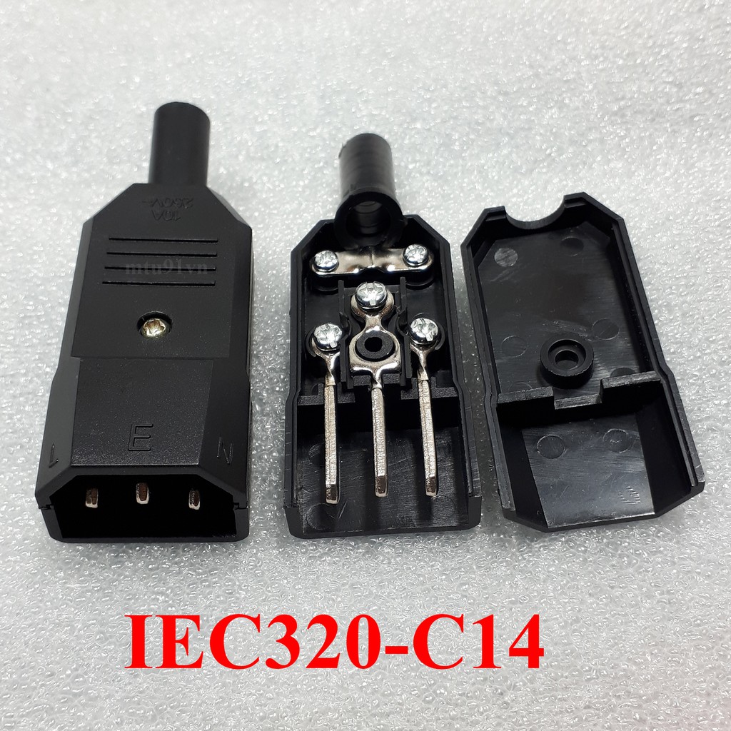 Phích Cắm Nguồn - Đầu nối C13 C14 (IEC320-C13 &amp; IEC320-C14)