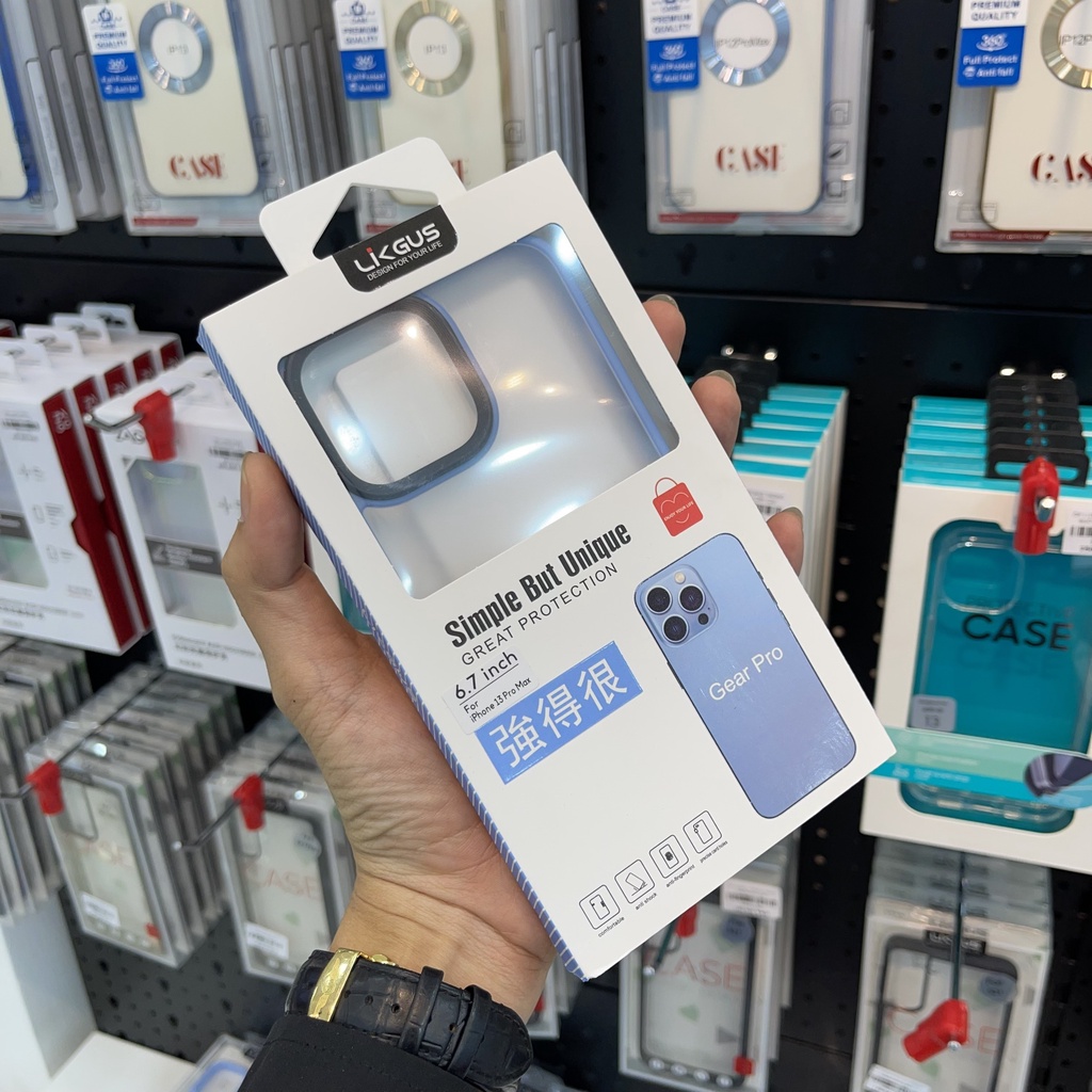 Ốp lưng Likgus nhám mờ viền xanh bảo vệ camera cao cấp cho iPhone 13, 13 Pro, iPhone 13 Pro Max