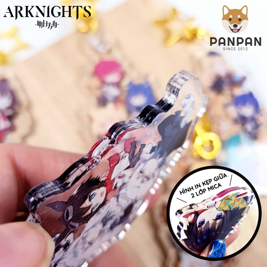 Móc khóa Anime DELUXE Arknights Faction (8cm) Móc Ngôi Sao