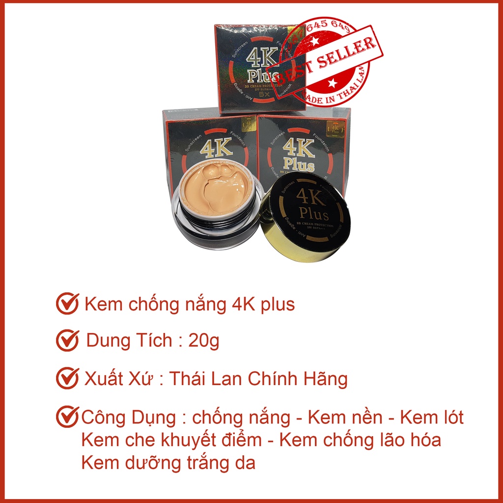 Kem makeup thần thánh 4K PLUS