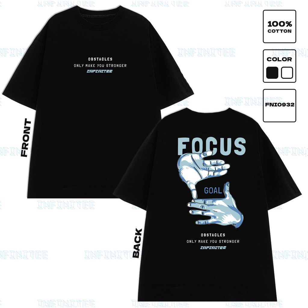 Áo thun INFINITEE Fni0932, Thun 100% Cotton - form rộng Unisex.