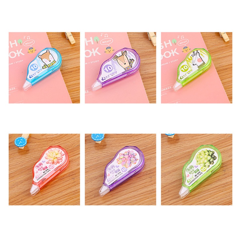 Bút Xóa Kéo Họa Tiết Hoạt Hình Dễ Thương Cho Học Sinh / Văn Phòng