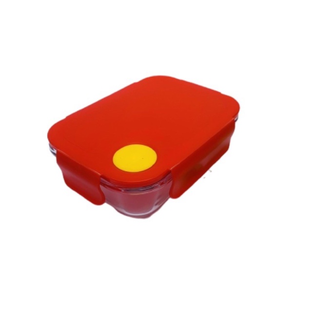 Hộp thủy tinh chịu nhiệt Nắp đỏ 640ML