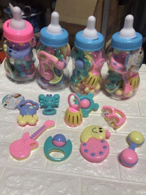 BÌNH TY BABY TOY XÚC XẮC 9 MÓN CHO BÉ