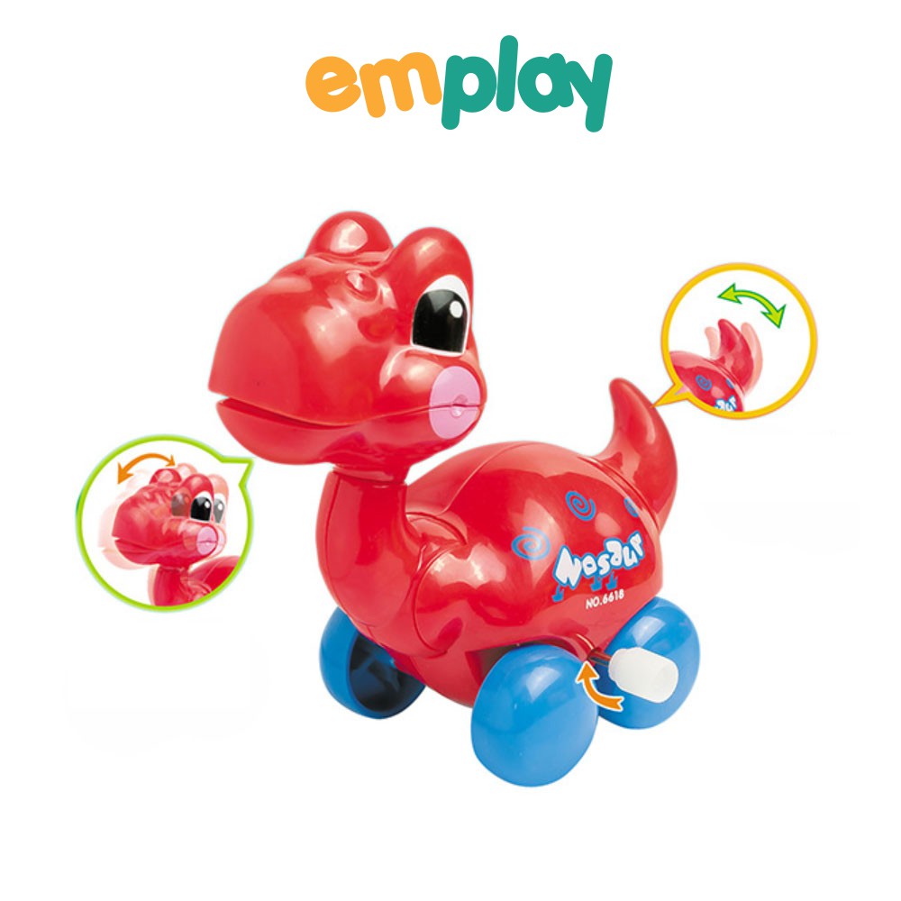 Đồ chơi khủng long Emplay chạy cót cao cấp, chất liệu nhựa ABS cao cấp và an toàn, đồ chơi cho trẻ giải trí, sáng tạo