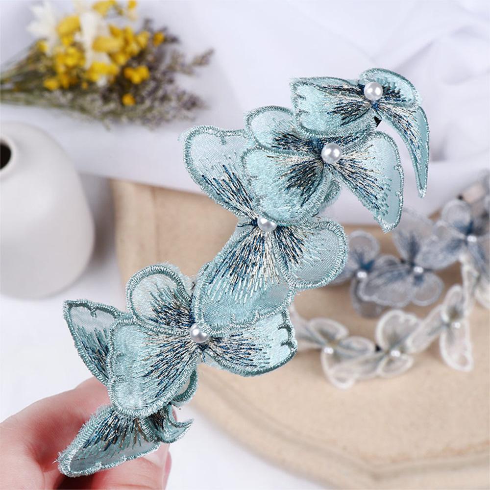 Kẹp Tóc Thêu Họa Tiết Xinh Xắn MIHAN1