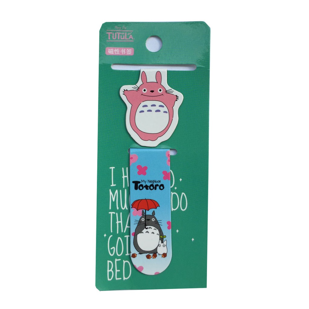 Bộ 2 đánh dấu sách bookmark Totoro &amp; Friends nam châm